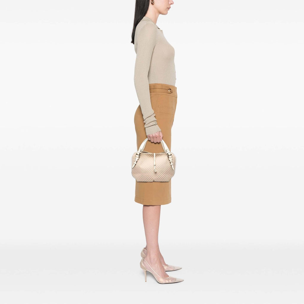 Celine Macadam Canvas Bittersweet Hobo