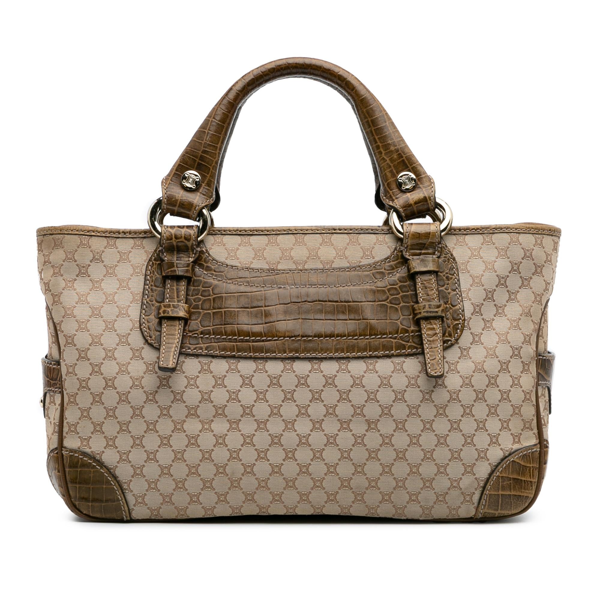 Celine Macadam Canvas Boogie Handbag