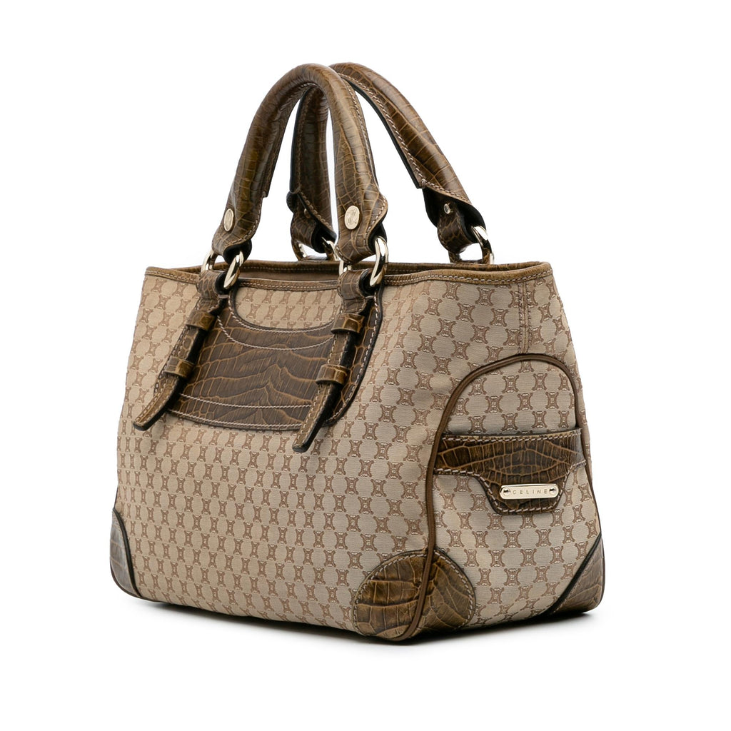 Celine Macadam Canvas Boogie Handbag