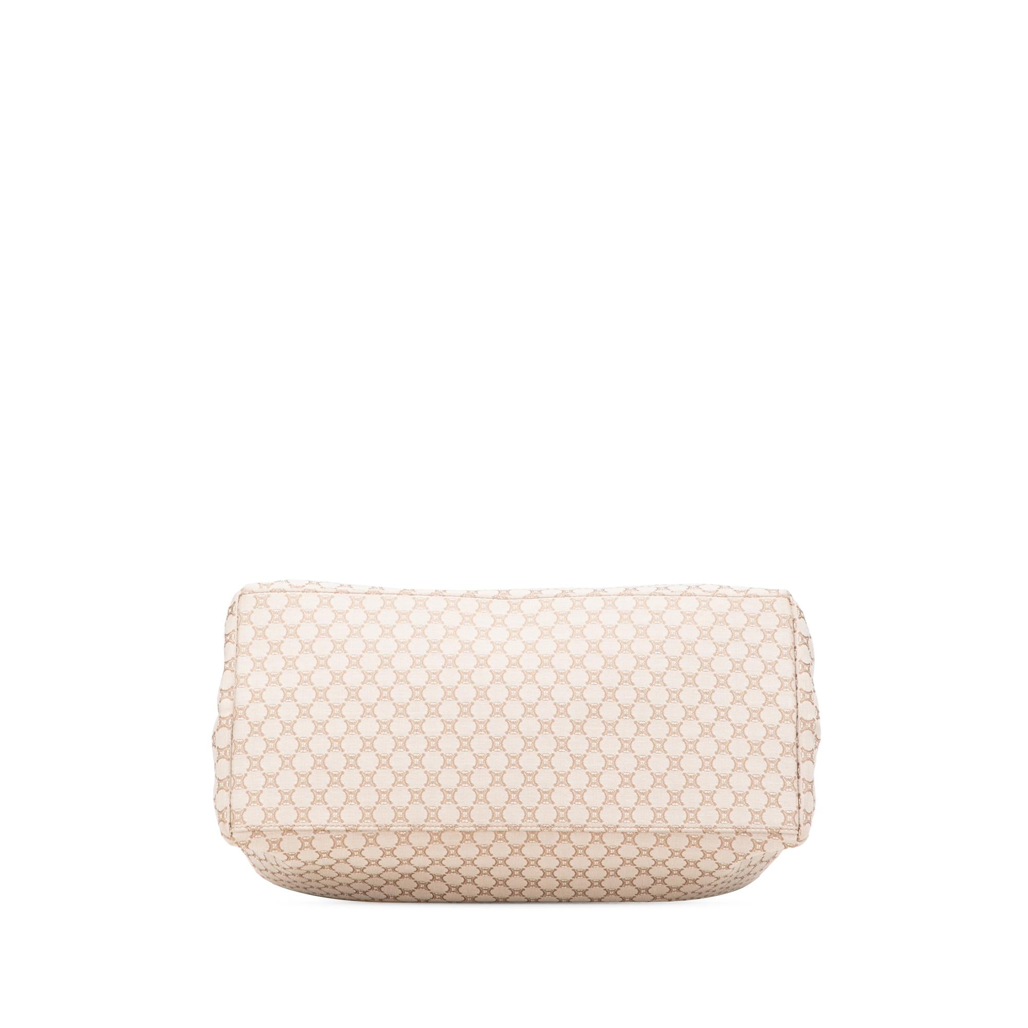 Celine Macadam Canvas Clasp Tote