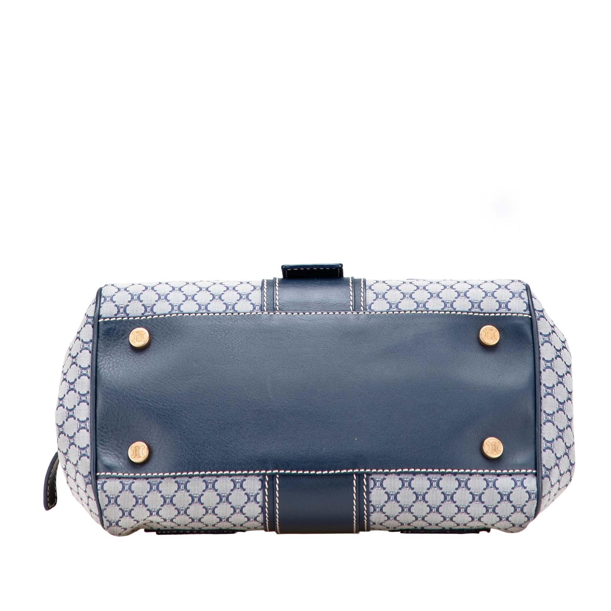 Celine Macadam Canvas Ella Frame Handbag