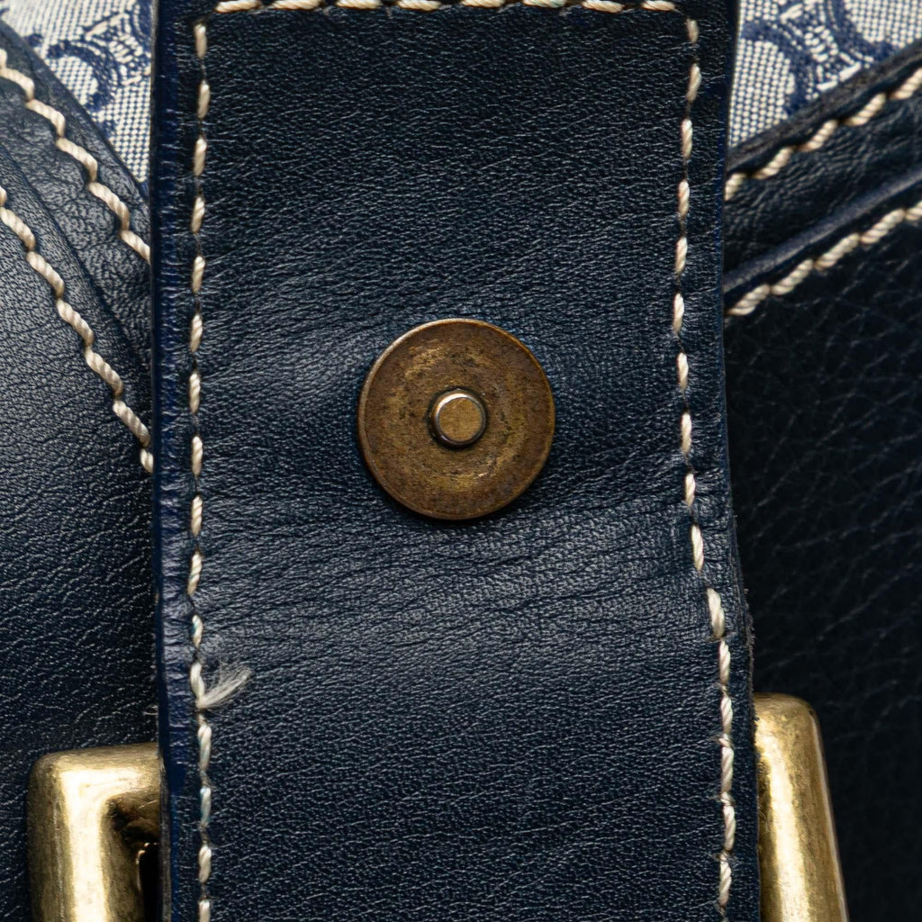 Celine Macadam Canvas Ella Frame Handbag