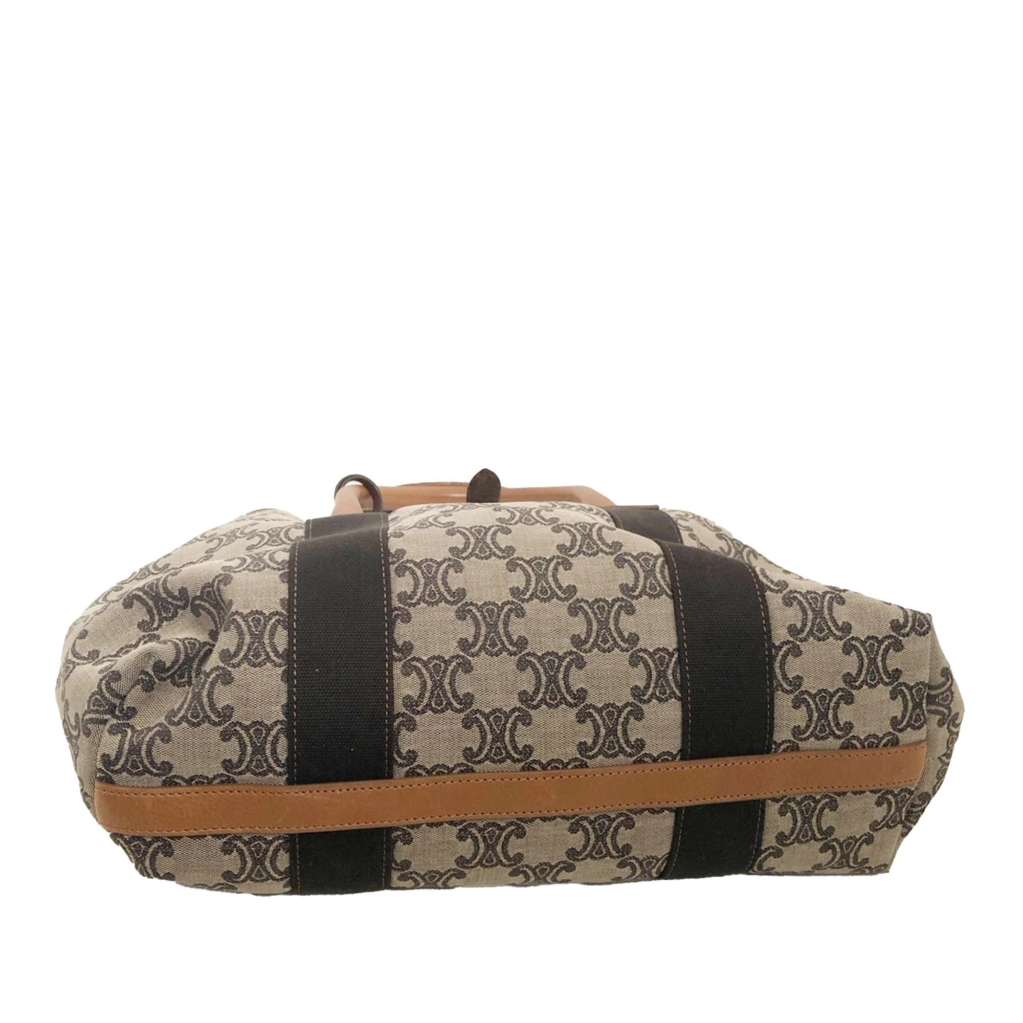 Celine Macadam Canvas Handbag (SHG-ICNBqv)