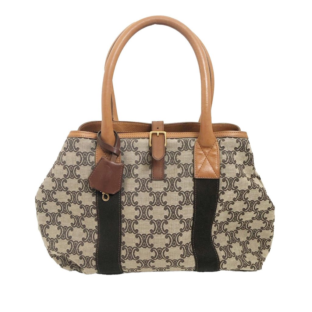 Celine Macadam Canvas Handbag (SHG-ICNBqv)