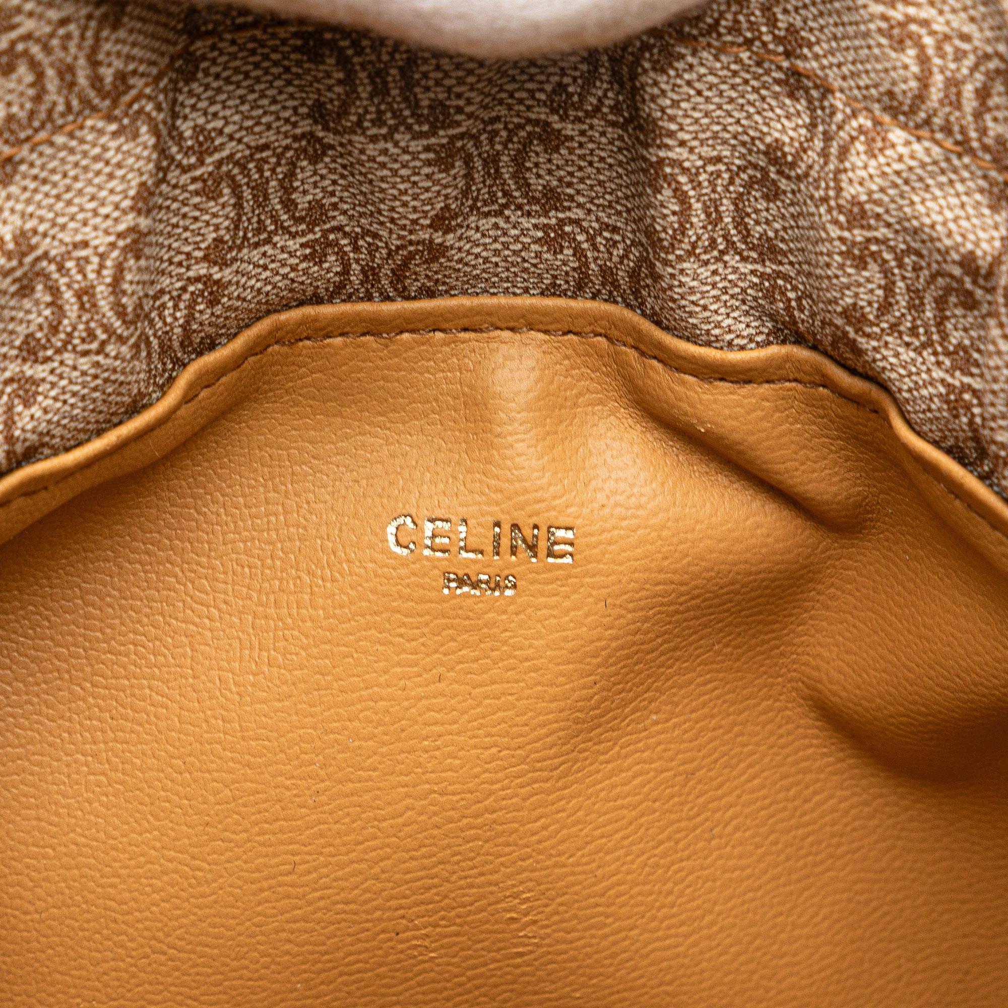 Celine Macadam Canvas Pouch
