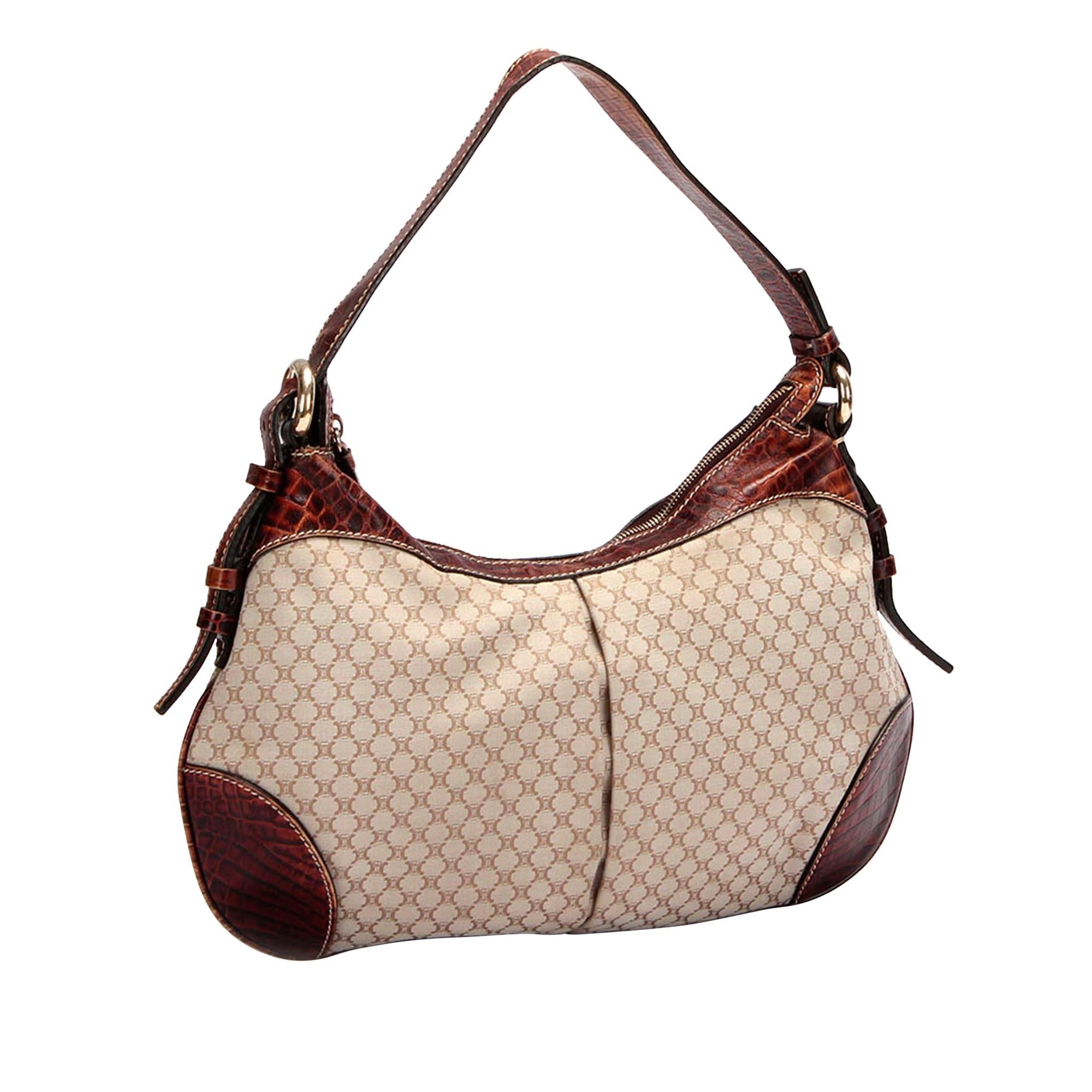 Celine Macadam Canvas Shoulder Bag (SHG-DnqxaO)