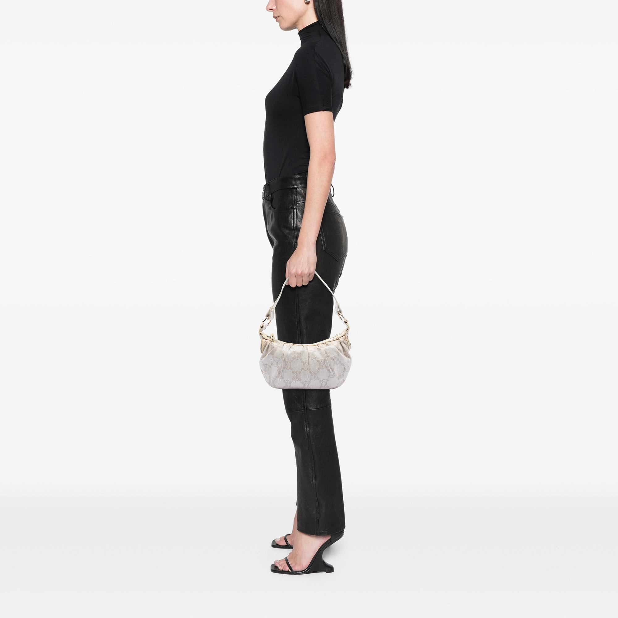 Celine Macadam Canvas Shoulder Bag