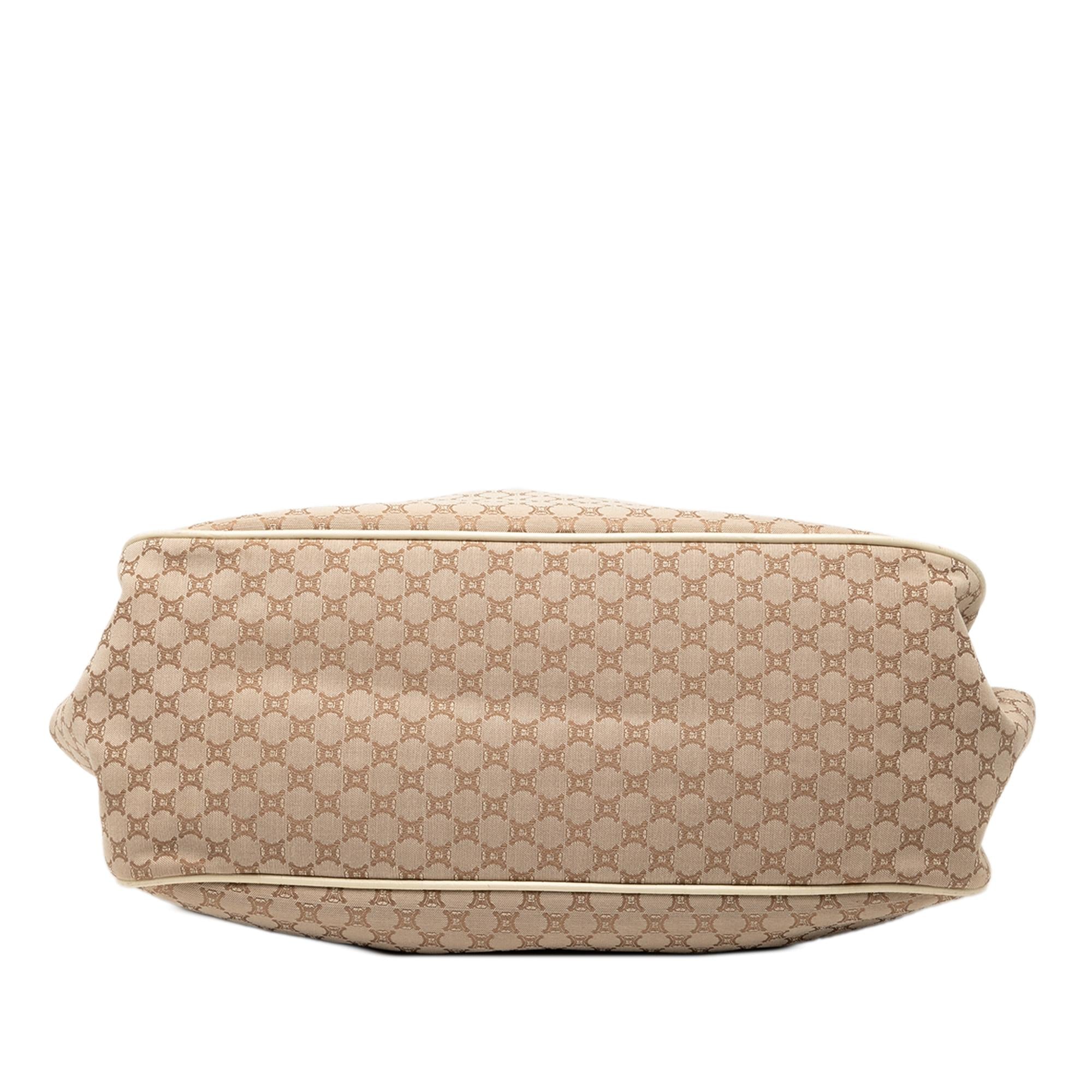 Celine Macadam Canvas Tassel Frame Satchel