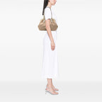 Celine Macadam Canvas Tassel Frame Satchel