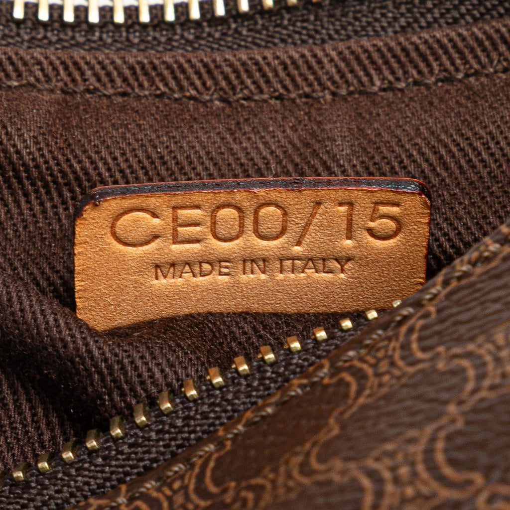 Celine Macadam Coated Canvas Ava Shoulder Bag