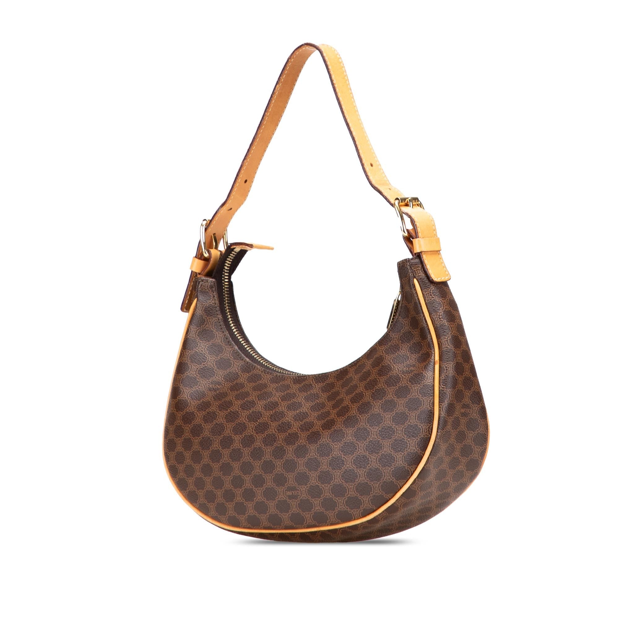 Celine Macadam Coated Canvas Ava Shoulder Bag