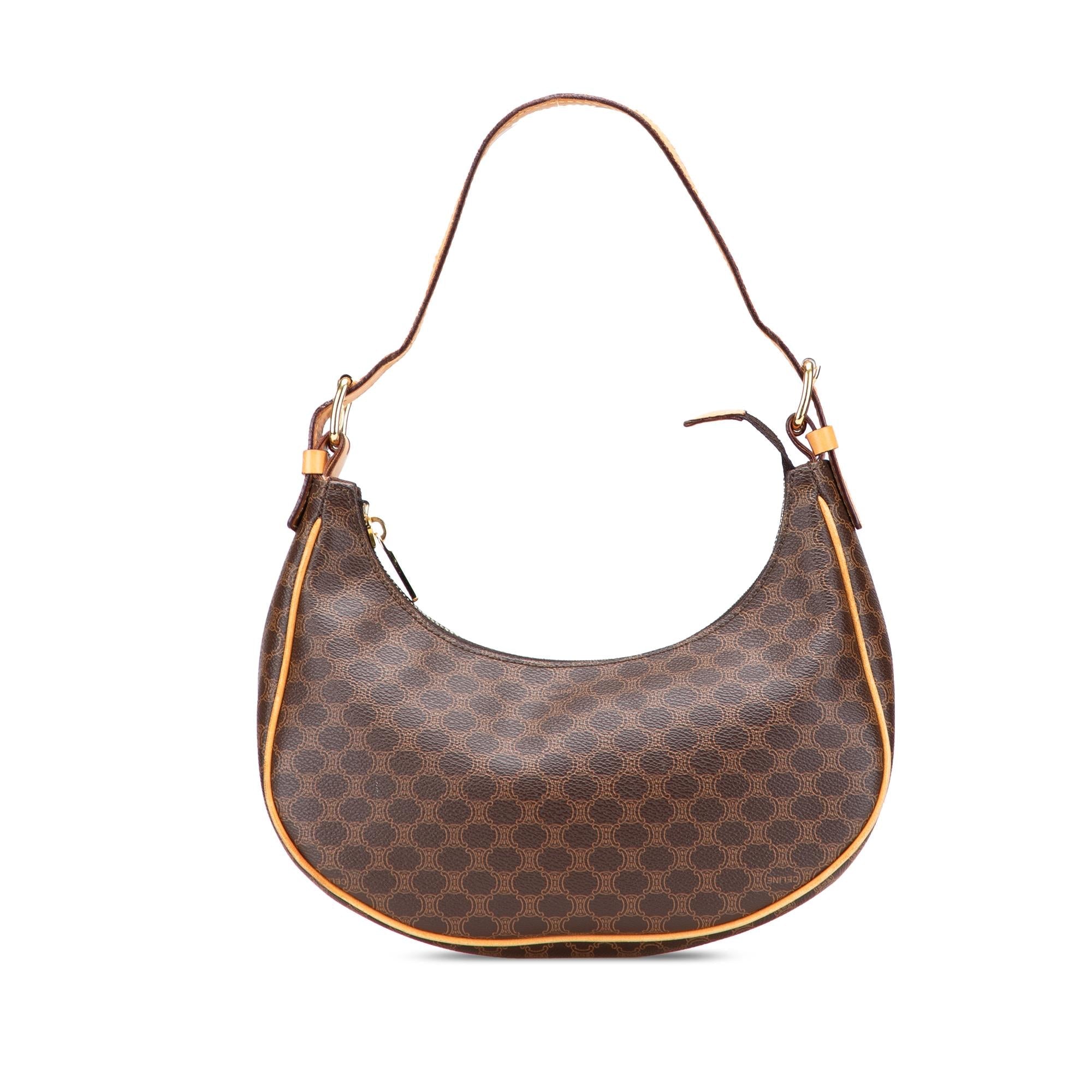 Celine Macadam Coated Canvas Ava Shoulder Bag