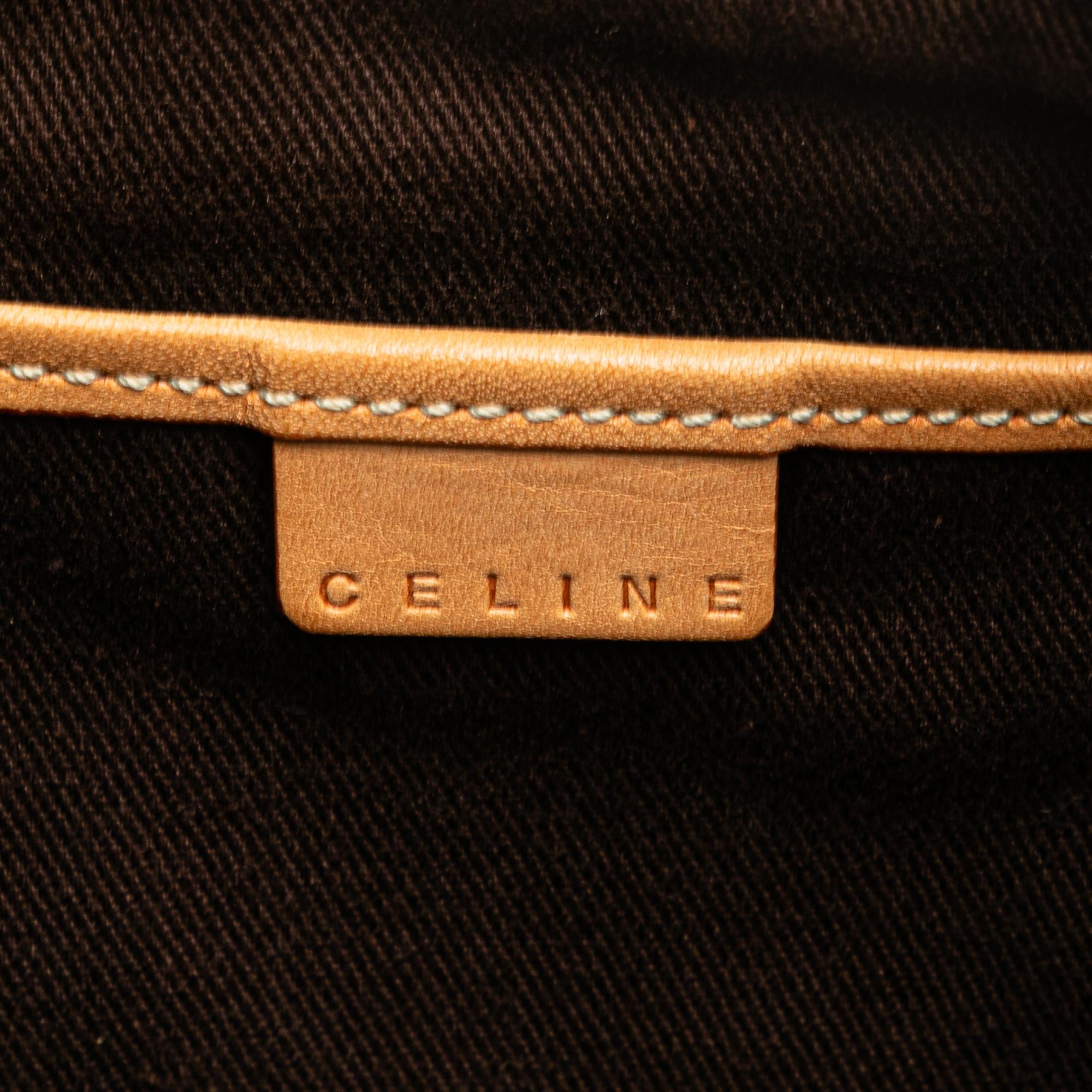 Celine Macadam Coated Canvas Ava Shoulder Bag