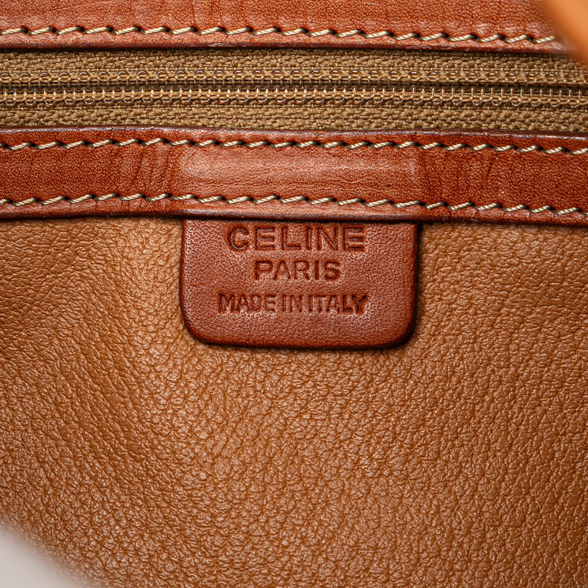 Celine Macadam Coated Canvas Backpack