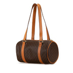Celine Macadam Coated Canvas Boston Bag (SHG-MxiXR4)