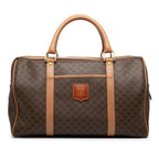 Celine Macadam Coated Canvas Boston Bag