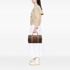 Celine Macadam Coated Canvas Boston Bag