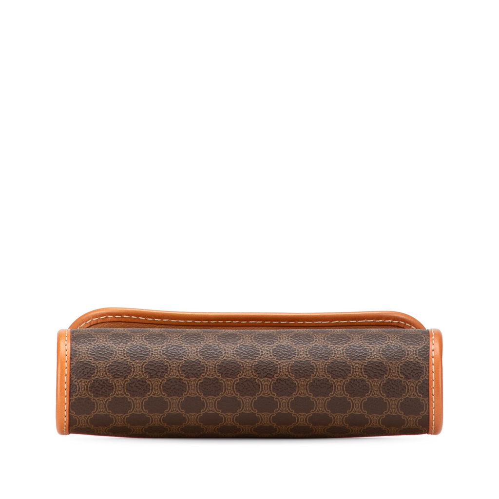 Celine Macadam Coated Canvas Clutch