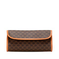 Celine Macadam Coated Canvas Clutch