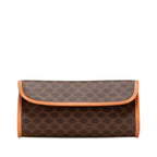 Celine Macadam Coated Canvas Clutch