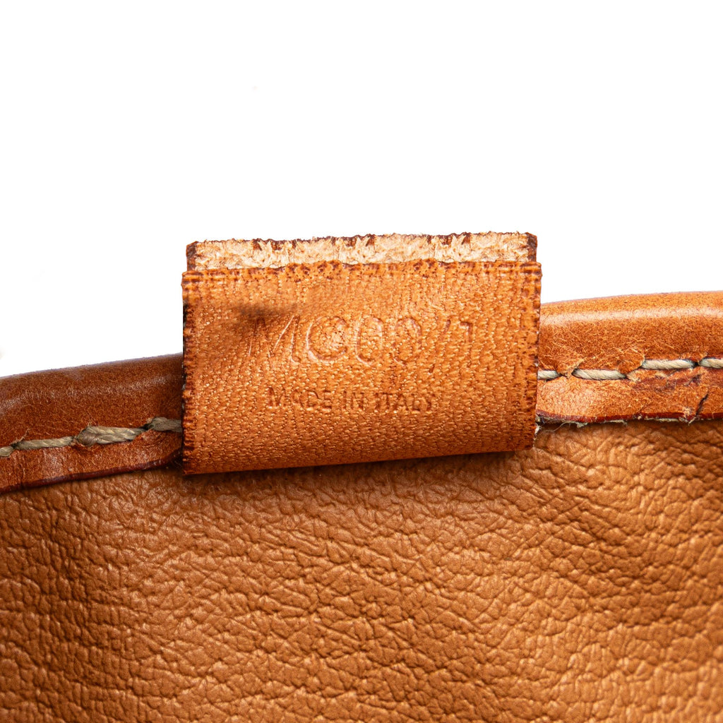Celine Macadam Coated Canvas Clutch