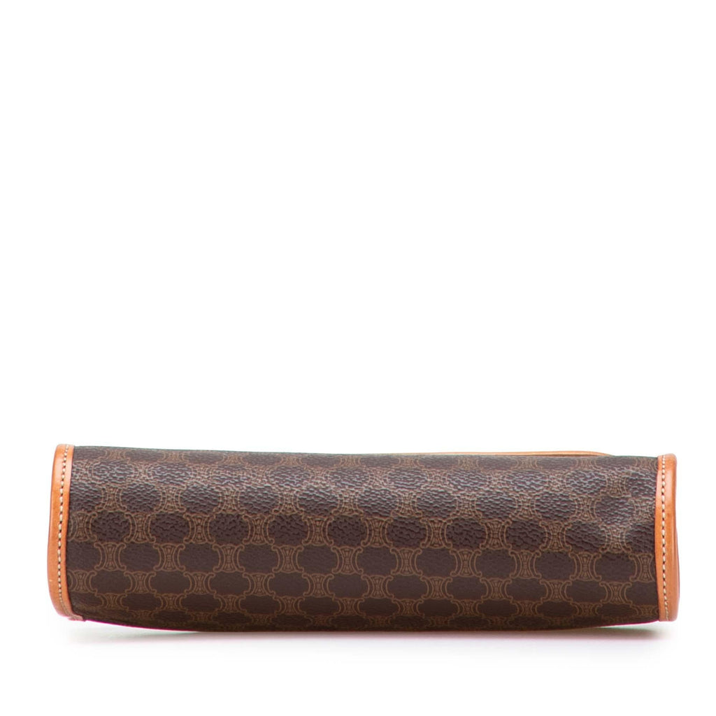 Celine Macadam Coated Canvas Clutch