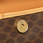 Celine Macadam Coated Canvas Clutch