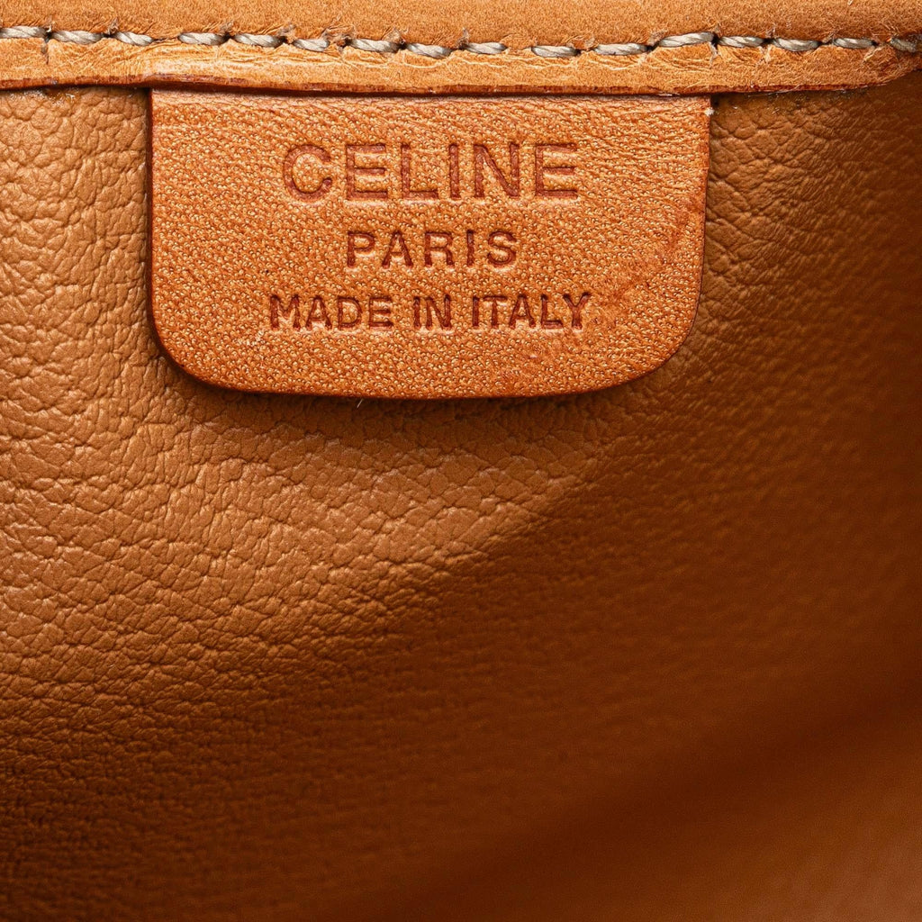 Celine Macadam Coated Canvas Clutch