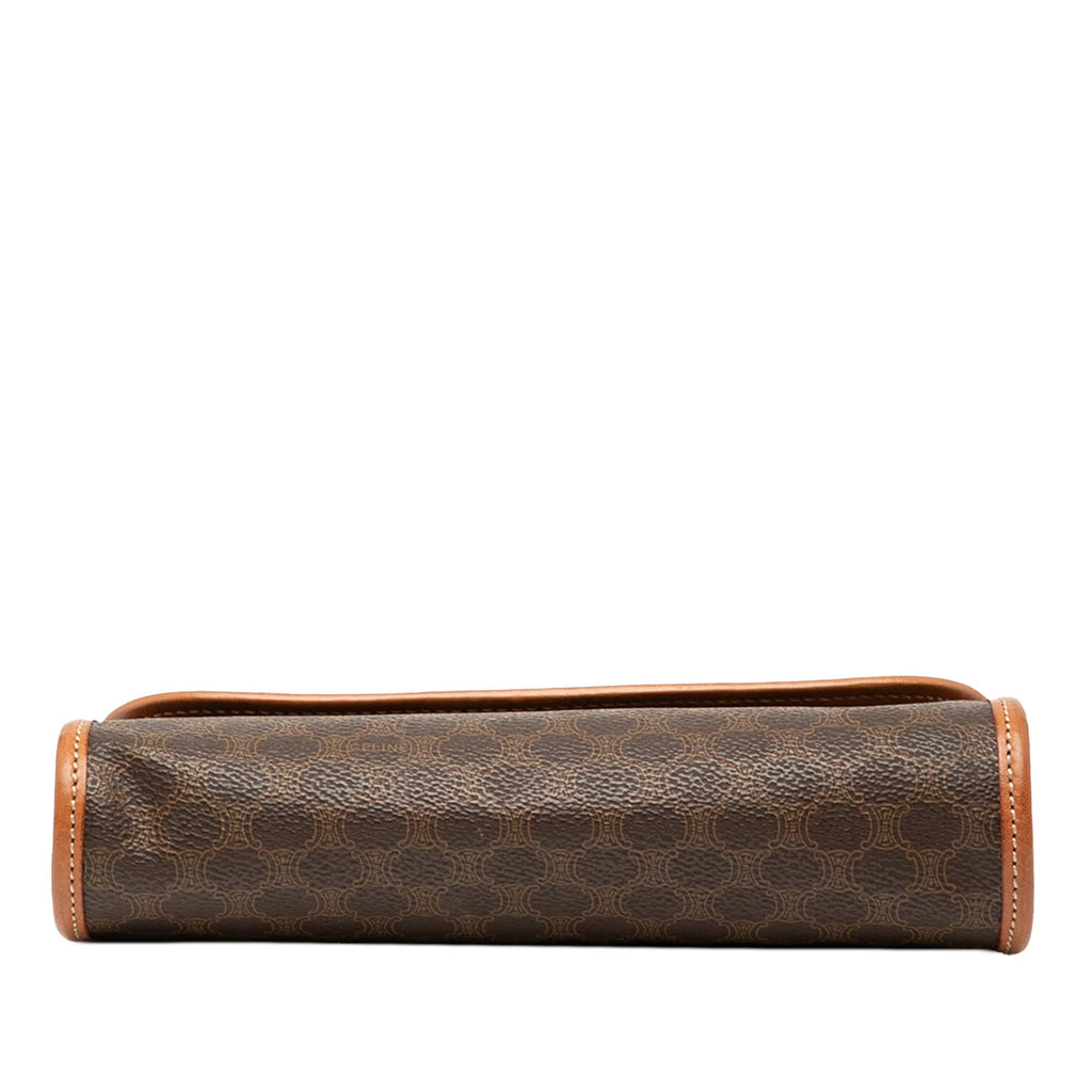 Celine Macadam Coated Canvas Clutch