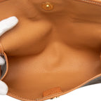 Celine Macadam Coated Canvas Clutch