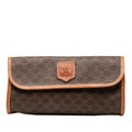 Celine Macadam Coated Canvas Clutch