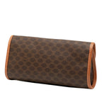 Celine Macadam Coated Canvas Clutch