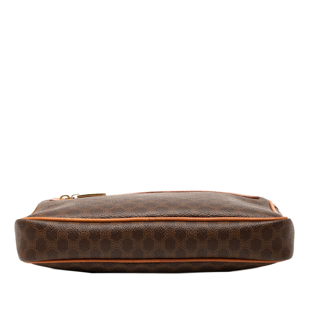 Celine Macadam Coated Canvas Clutch