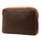 Celine Macadam Coated Canvas Clutch
