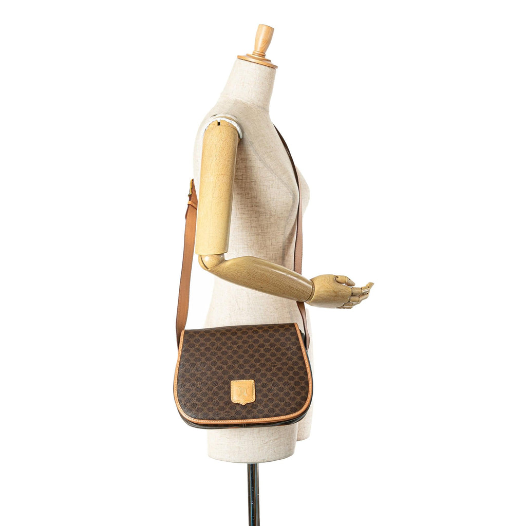 Celine Macadam Coated Canvas Crossbody (SHG-rLADm3)