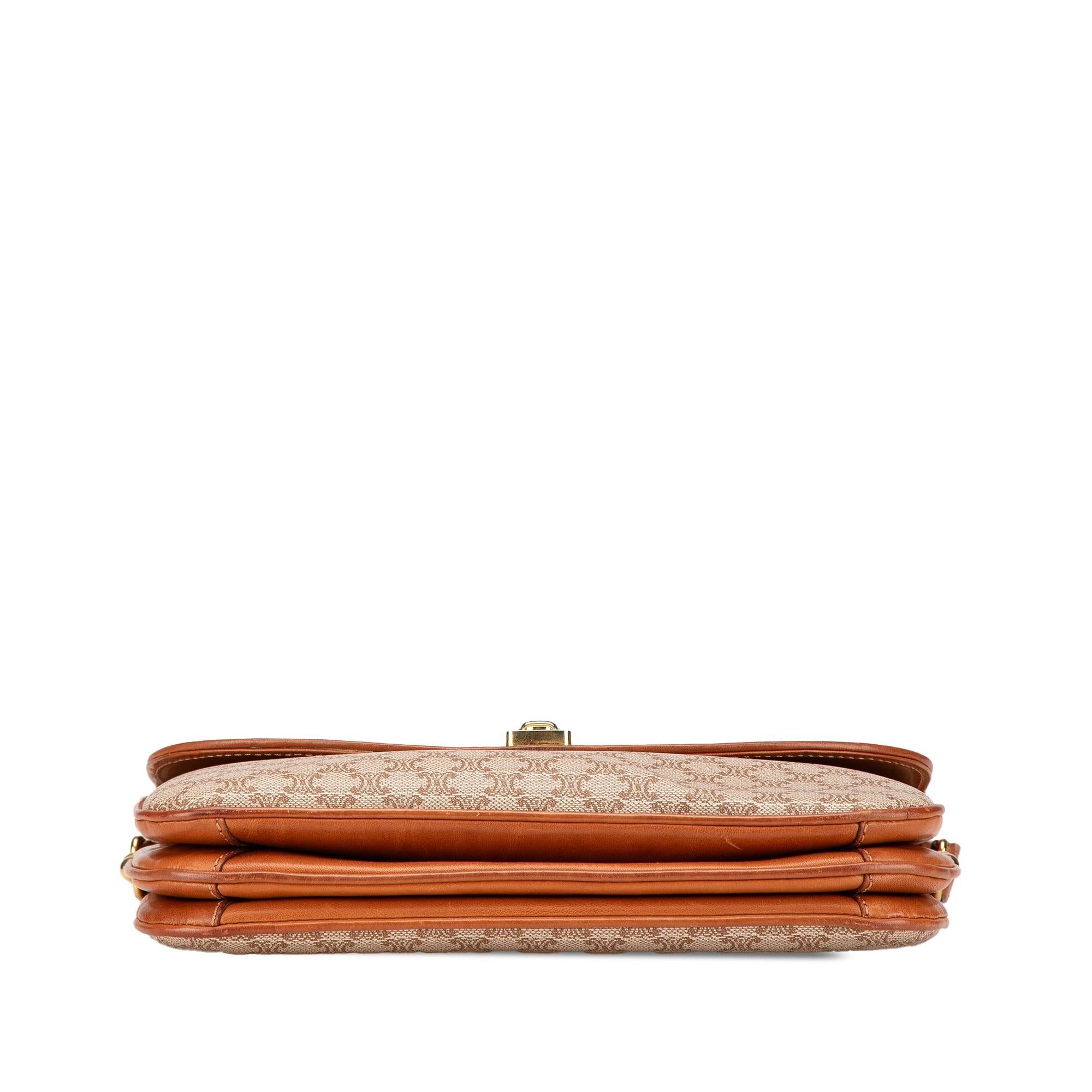 Celine Macadam Coated Canvas Crossbody
