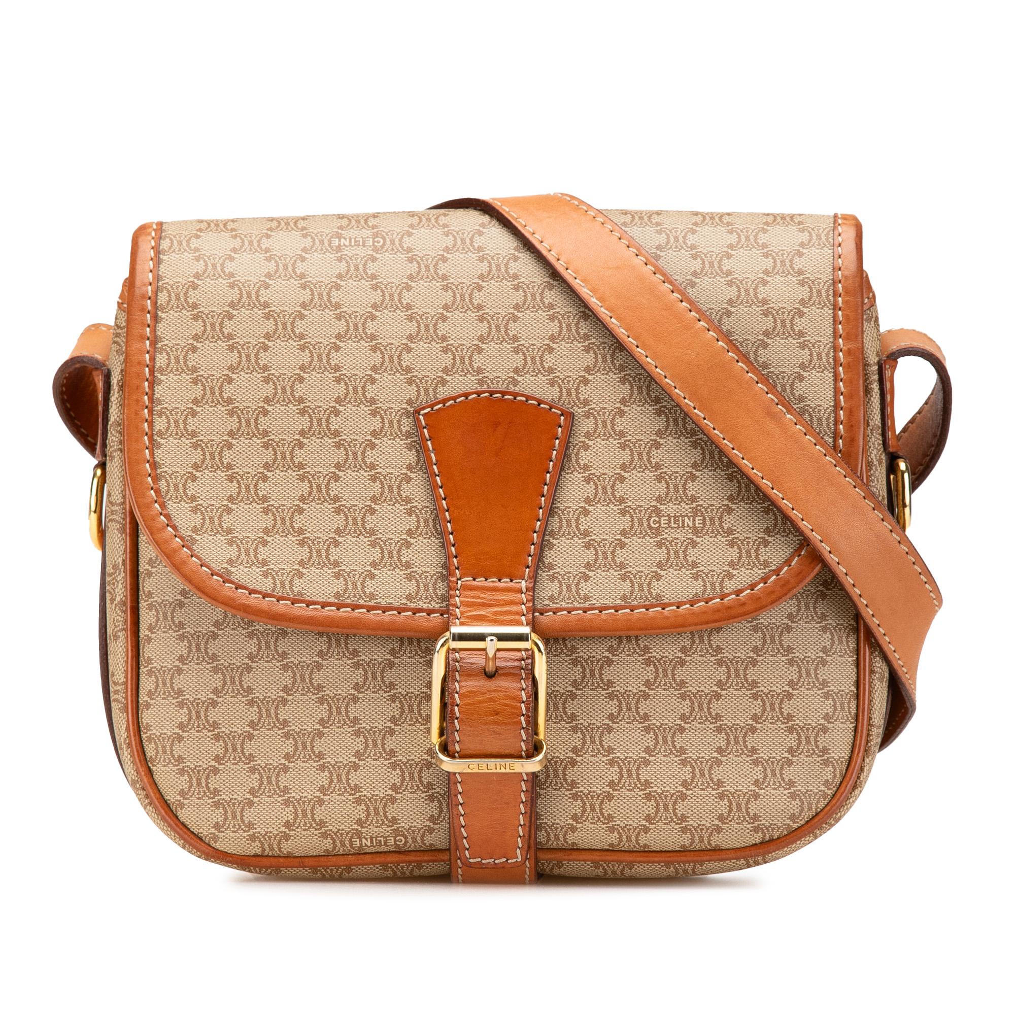Celine Macadam Coated Canvas Crossbody