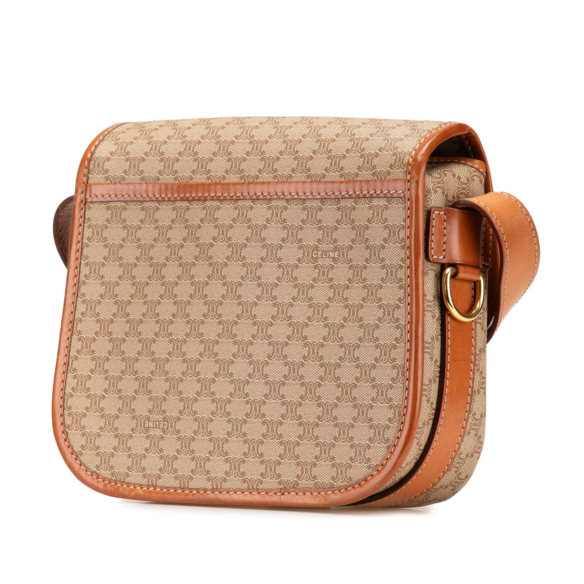 Celine Macadam Coated Canvas Crossbody
