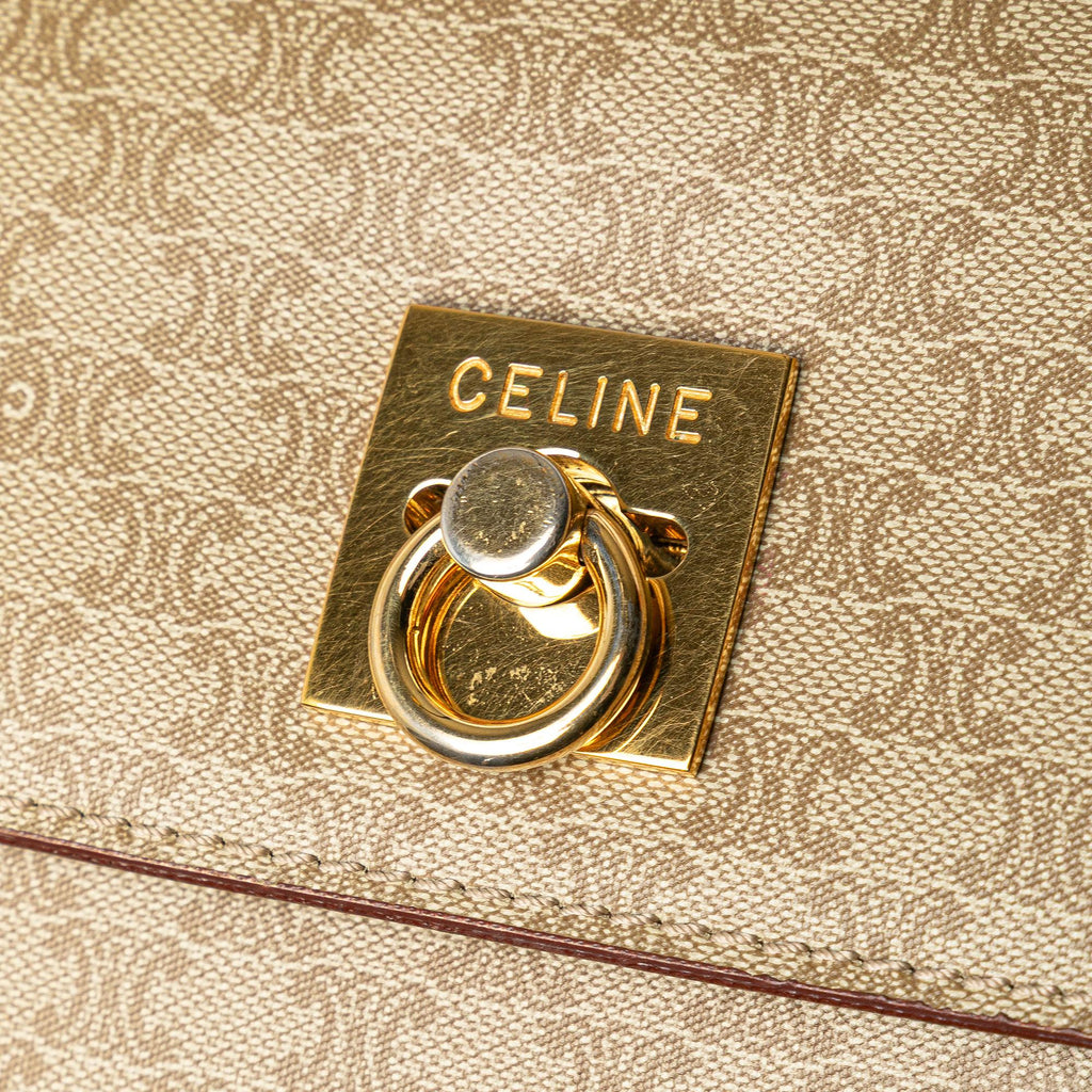Celine Macadam Coated Canvas Crossbody