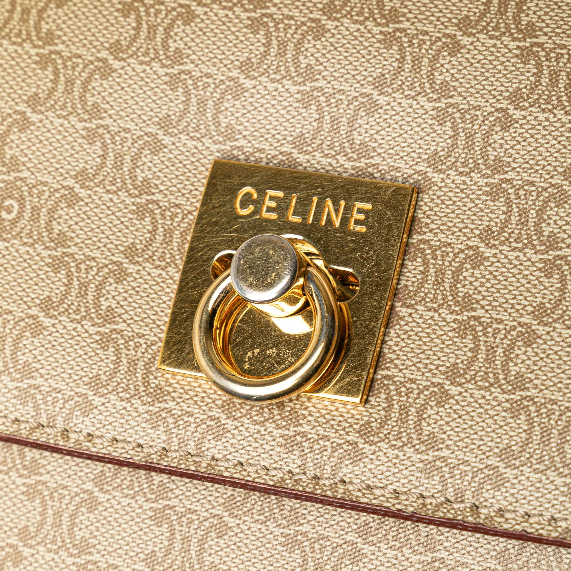 Celine Macadam Coated Canvas Crossbody