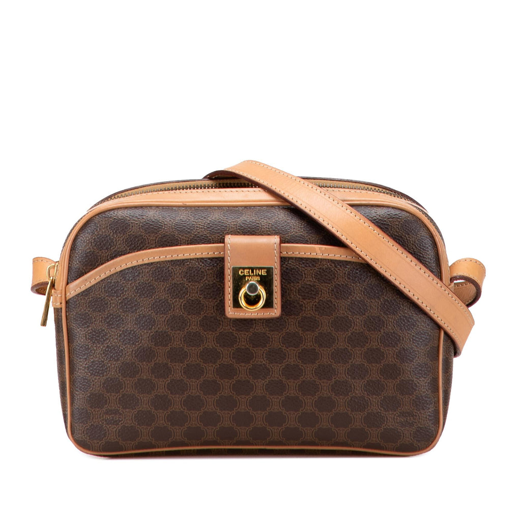 Celine Macadam Coated Canvas Crossbody