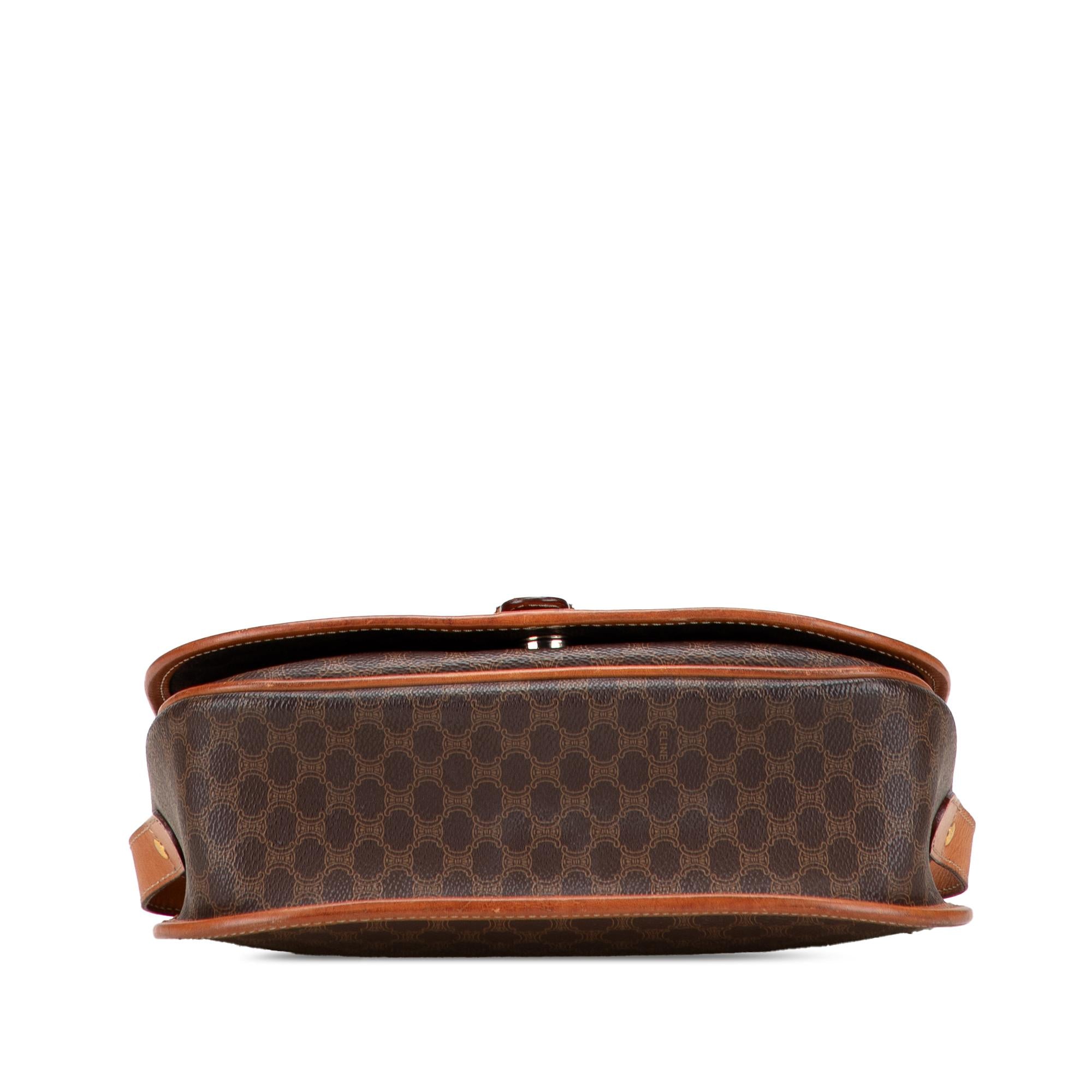 Celine Macadam Coated Canvas Crossbody