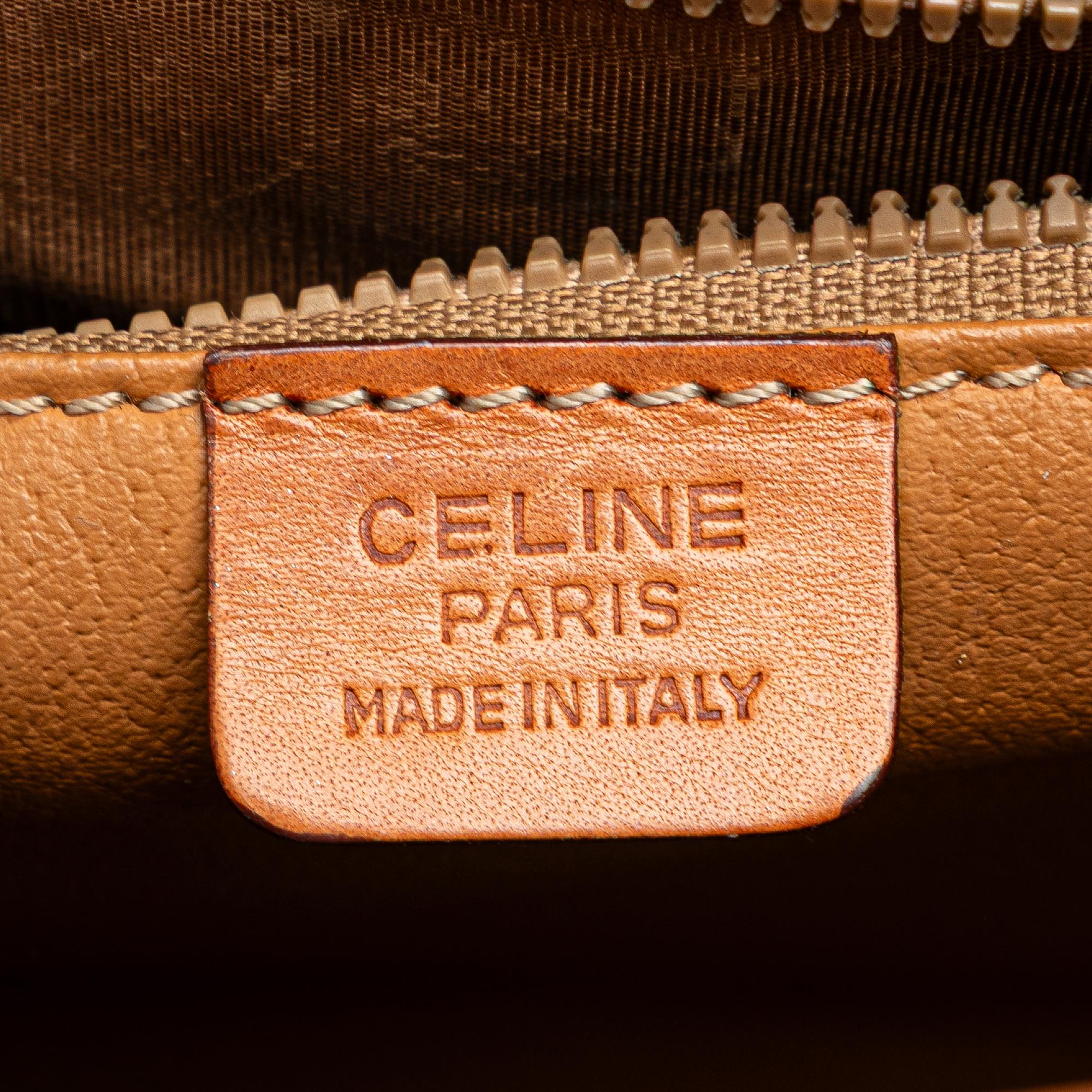 Celine Macadam Coated Canvas Crossbody