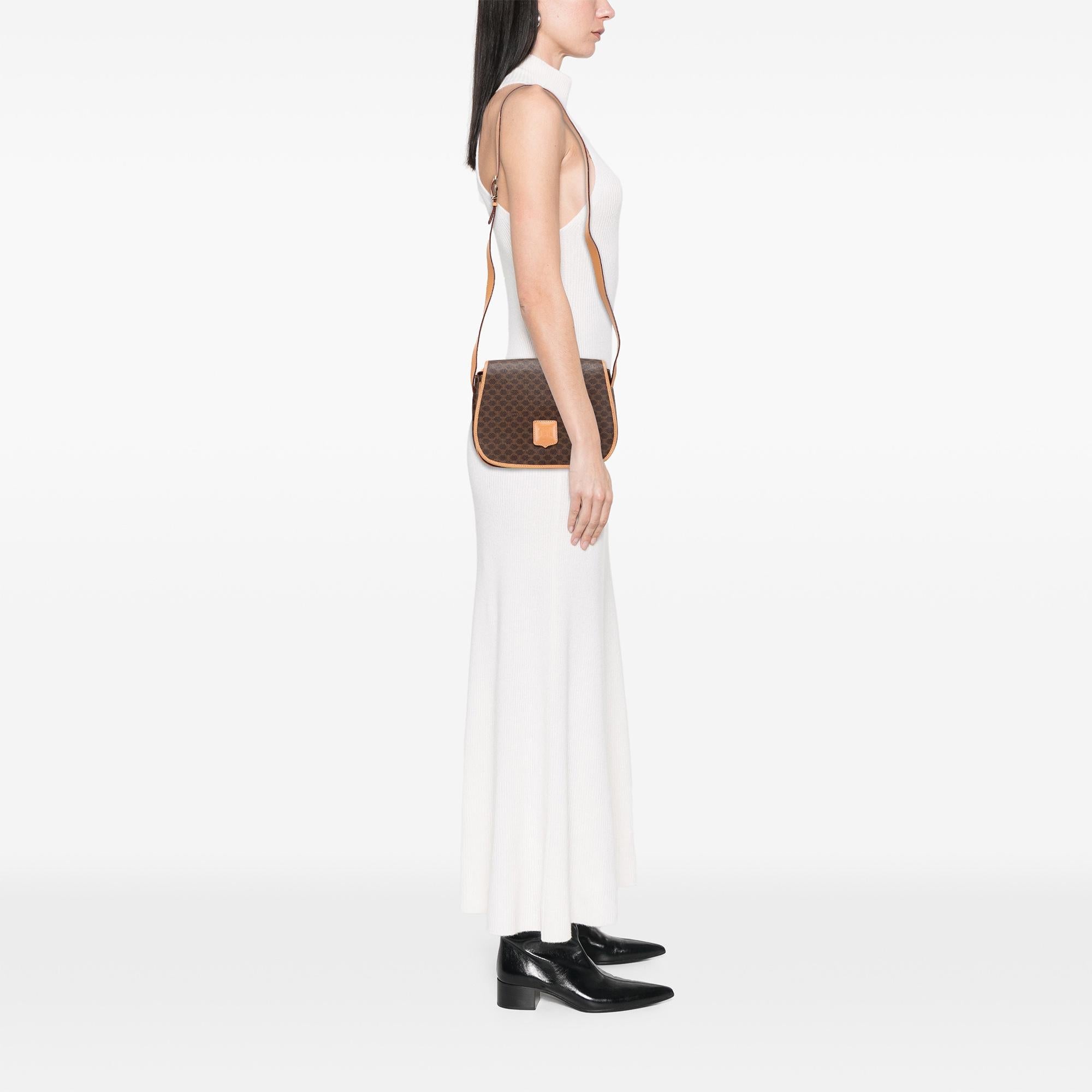 Celine Macadam Coated Canvas Crossbody