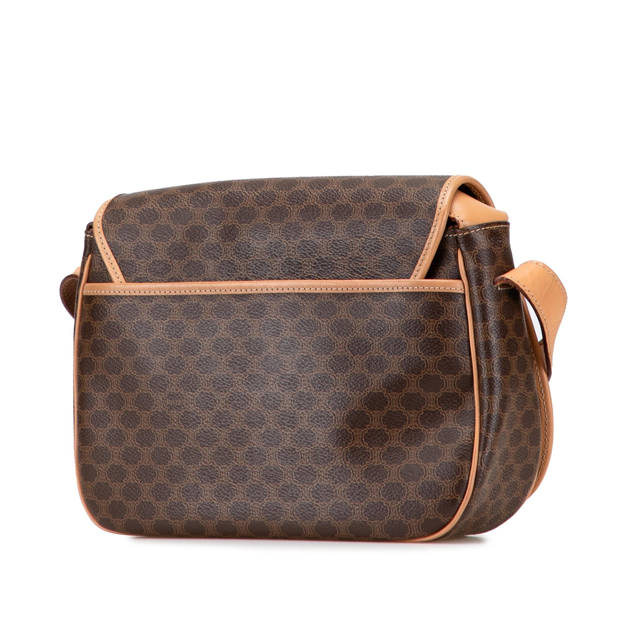 Celine Macadam Coated Canvas Crossbody