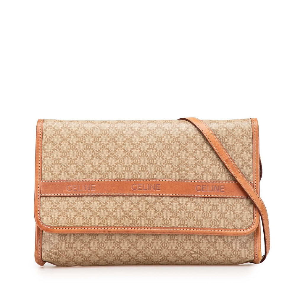 Celine Macadam Coated Canvas Crossbody