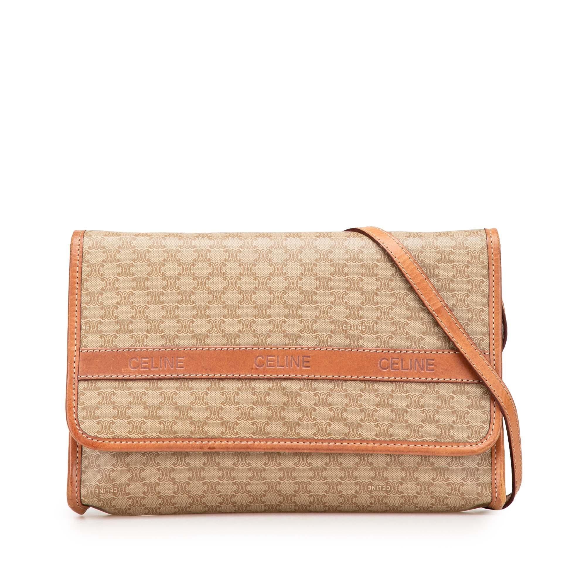 Celine Macadam Coated Canvas Crossbody