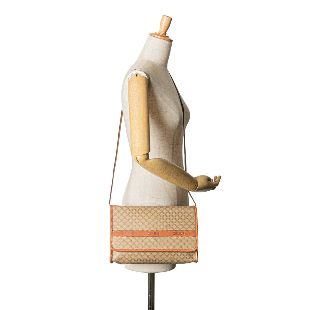 Celine Macadam Coated Canvas Crossbody