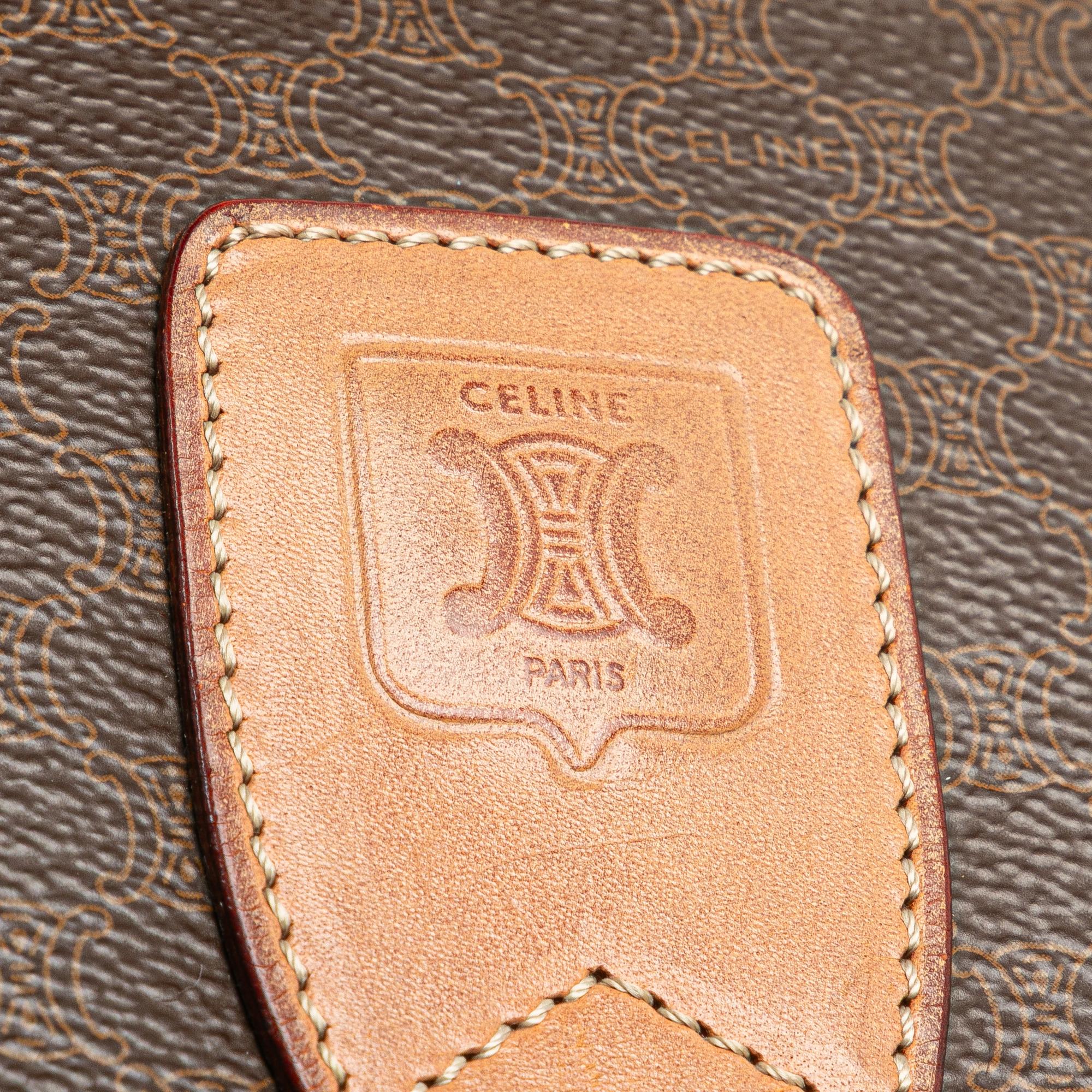 Celine Macadam Coated Canvas Crossbody