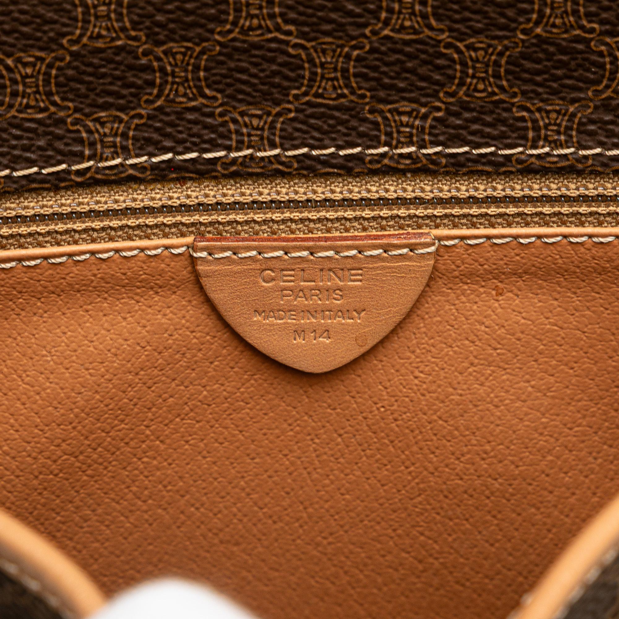 Celine Macadam Coated Canvas Crossbody